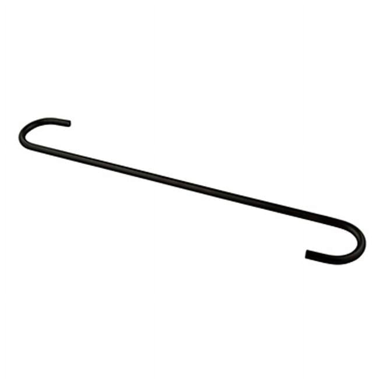 National 12 In. Black Steel Extender S-Hook N275222 Pack of 60