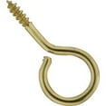 thumbnail image 1 of National Hardware #14 Brass Large Screw Eye (6 Ct.) N119-321, 1 of 3