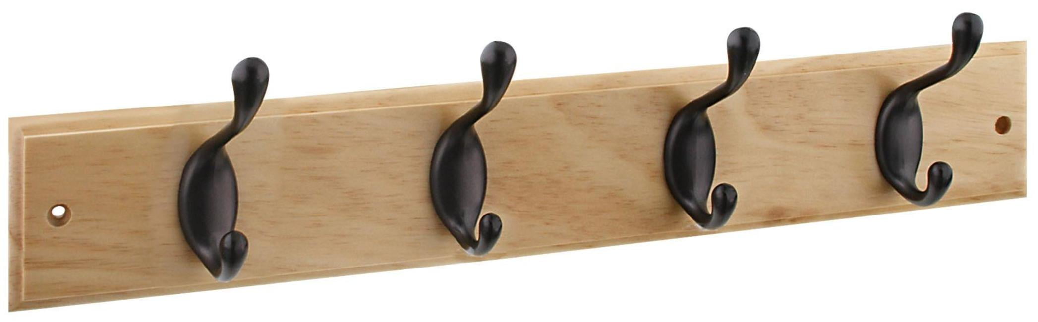 Hoks Rack National Hardware S813-022 Hook Rack, 4 Oil Rubbed Bronze Hooks on ...