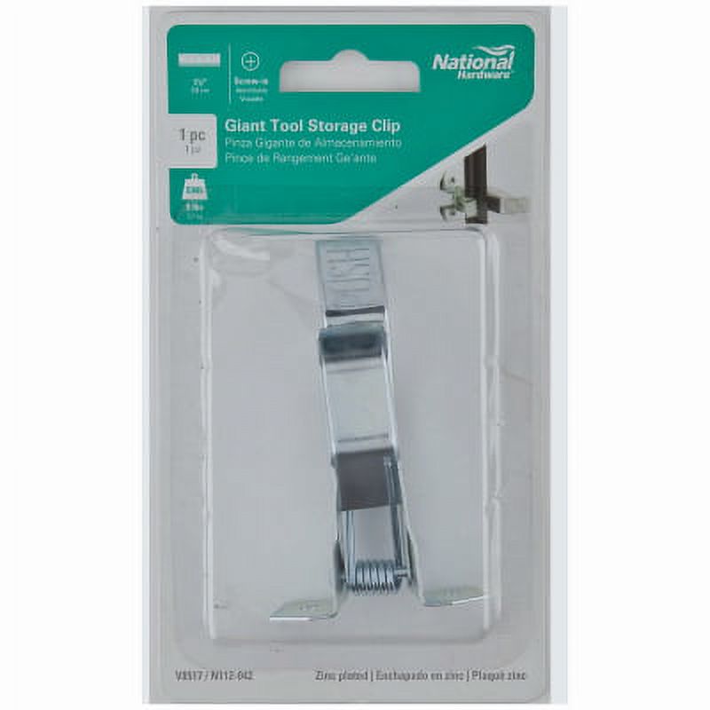 National 3PK Tool Storage Clip. Used to store tools in garages sheds