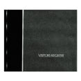 thumbnail image 1 of National Visitor's Register Book 125 Sheet(s) - Sewn Bound - 8 1/2" x 9 1/8" Sheet Size - White Sheet(s) - Black Cover - Recycled - 1 Each, 1 of 4