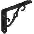 thumbnail image 1 of National Hardware 5x3-1/2 Blk Orn Bracket N229-393, 1 of 3