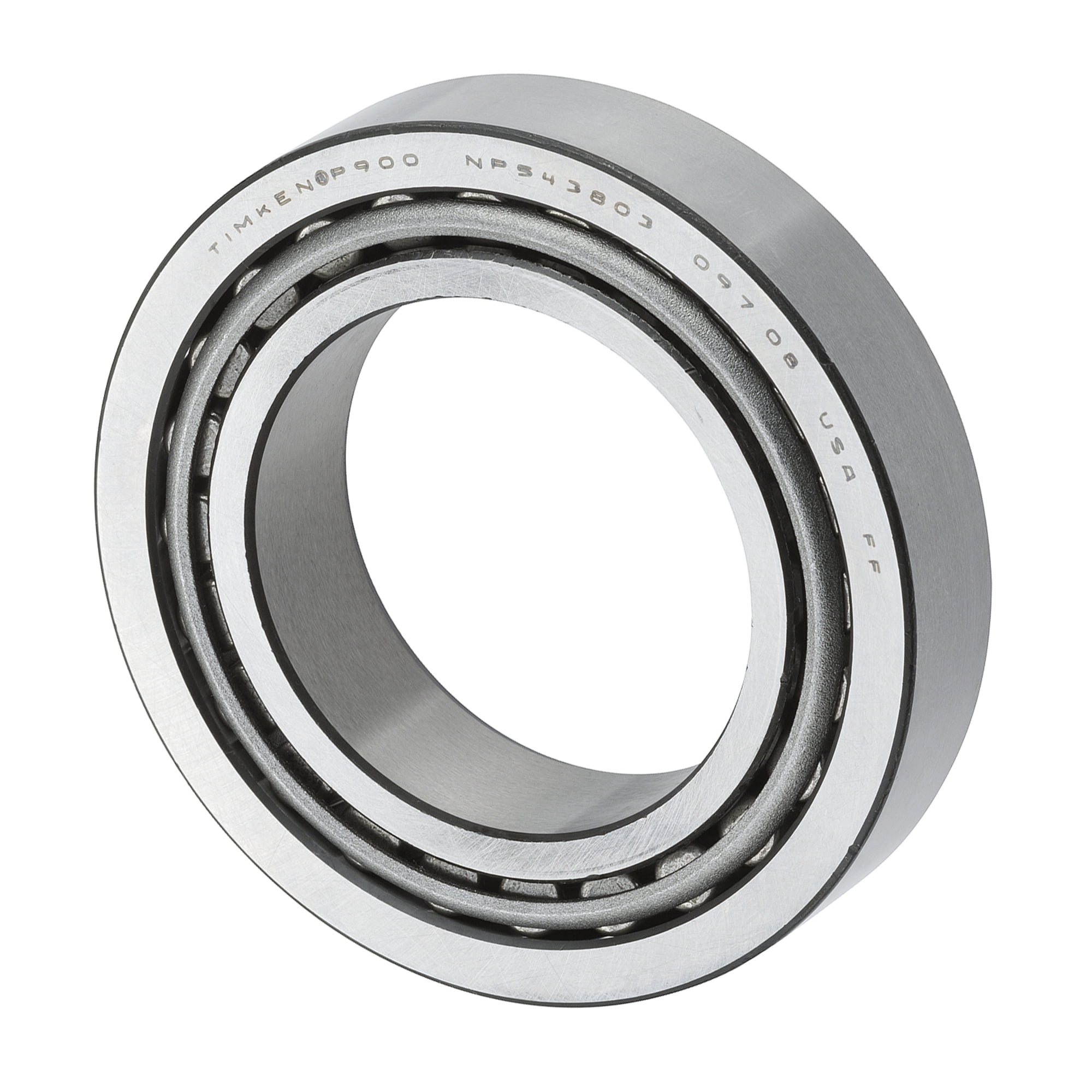 National A53 Tapered Bearing Set - Premium Replacement Bearing Matches OEM Specs, Crowned Raceways For Even Load