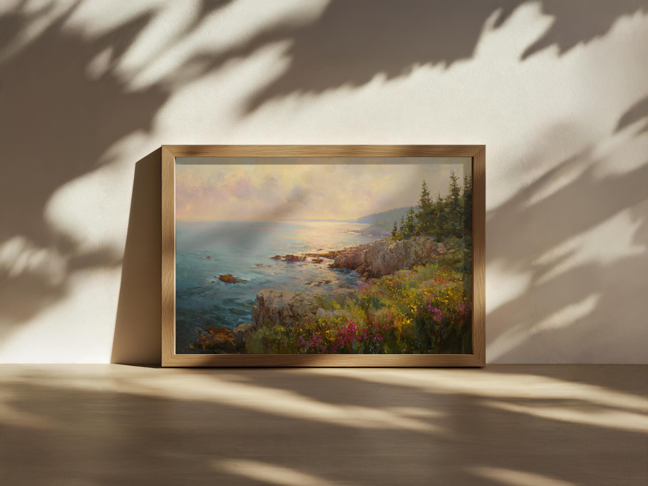 National Acadia Park East Atlantic Ocean Maine Spring Wildflower Rocky ...