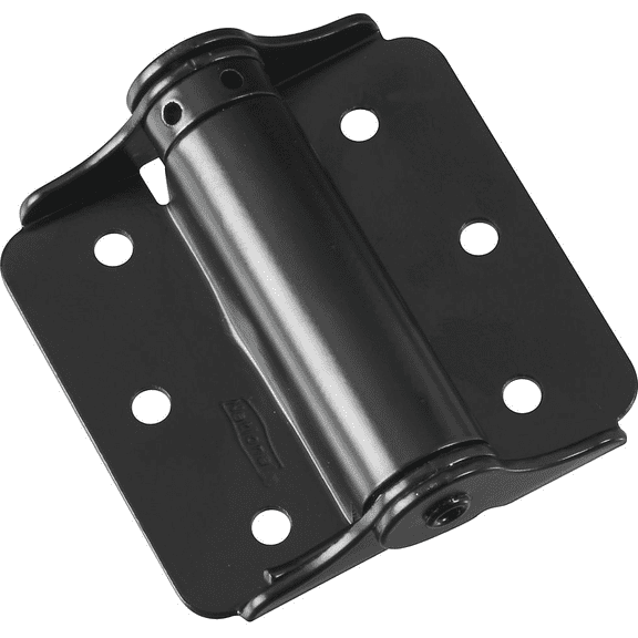 National Adjustable Full-Surface Spring Door Hinge - Single Pack Standard Mounting Hardware, Drop-In Replacement