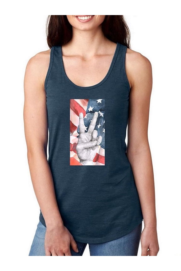 National Anthem B Racerback Tank Women -Jennifer Paxton Parker Designs, Female x-Small