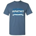 thumbnail image 1 of National Apathy Society Become Member Or Don't Graphic Fun Tees Sarcastic Novelty Apparel Tshirt Royal Gift For Humor Sarcasm Lovers Funny Mens T Shirt, 1 of 5