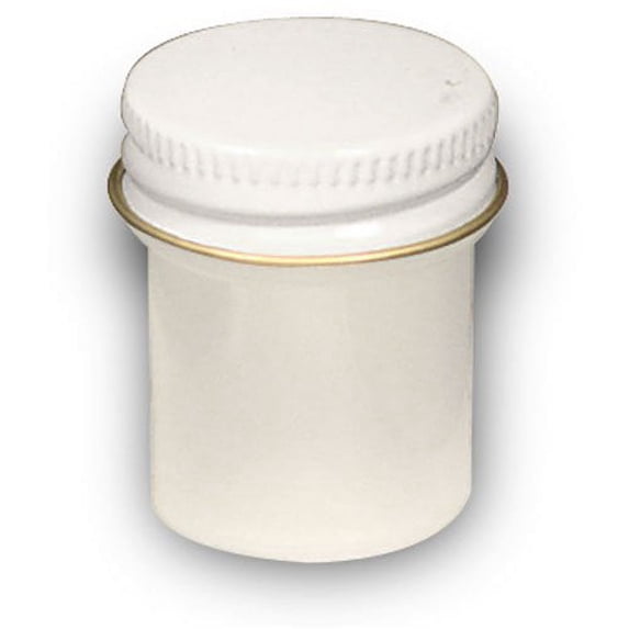 National Artcraft 1/2 Oz. Storage Jar Made Of Impact And Chemically Resistant Plastic Has Metal Cap With Liner (Pkg/20)