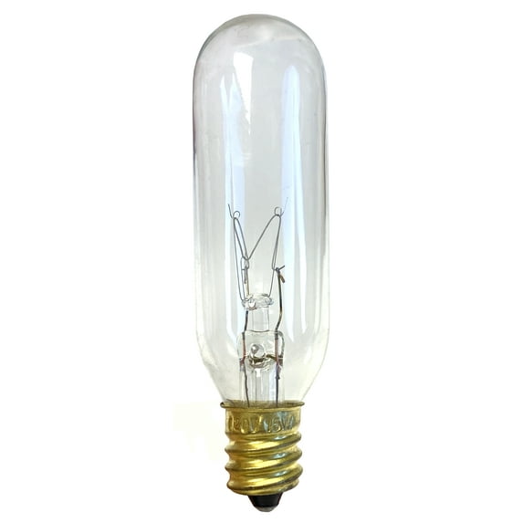 National Artcraft® 15 Watt Incandescent Candelabra Base Tube Light Bulb (Pkg/20)