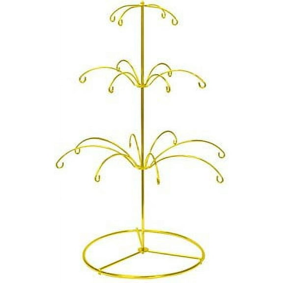 National Artcraft® 18 Ornament Display Stand with Bright Gold Finish (Pkg/1)