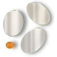 thumbnail image 1 of National Artcraft® 2" x 3" Oval Glass Mirror Tiles for Hobbies, Wall Art and DIY Crafts  (Pkg/50), 1 of 1