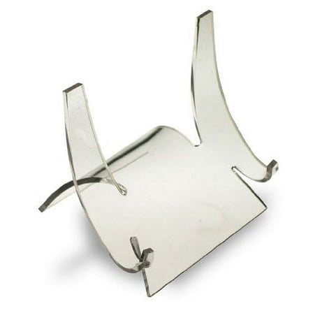 National Artcraft® 3-3/8" Wide Clear Acrylic Display Stand - Perfect for Small Plates and Frames (Pkg/1)