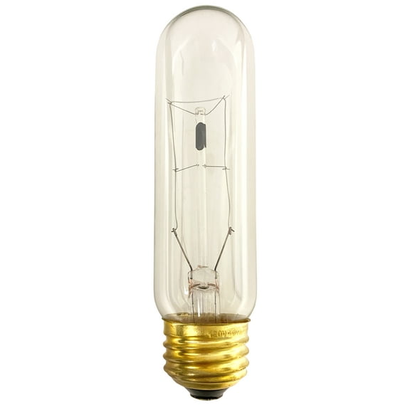 National Artcraft 40W Tubular Light Bulb With A Standard Edison Size Base (Pkg/5)