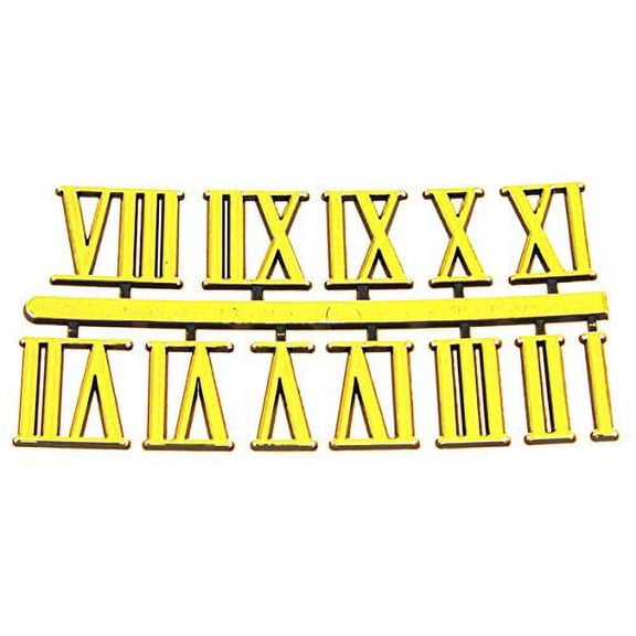 National Artcraft 5/8" Roman Numeral Clock Numbers - (2 Sets)