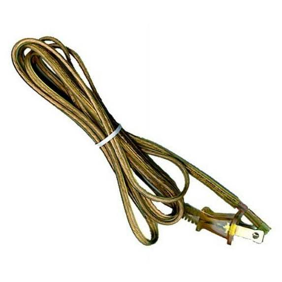 National Artcraft® 6' Gold Lamp Cord Set with Rotary Switch & Stripped Ends (Pkg/2)
