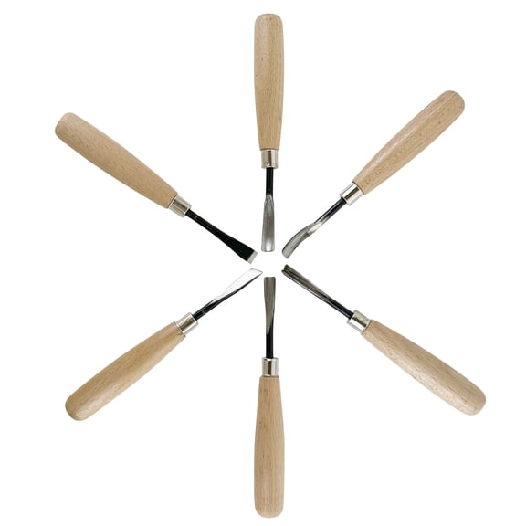 National Artcraft 6-Piece Beginner Wood Carvers Tool Set