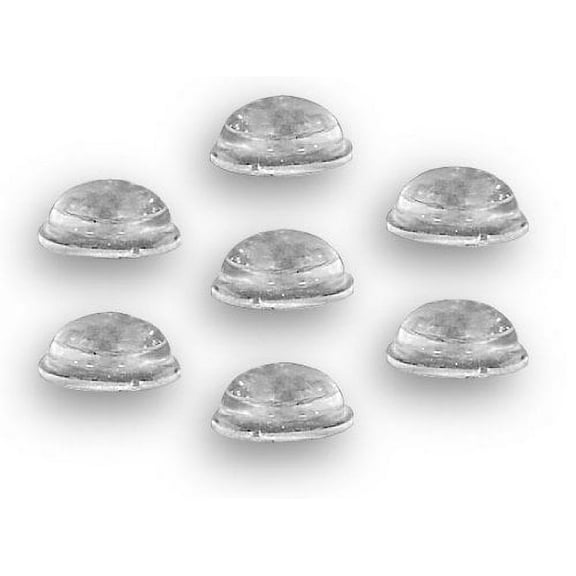 National Artcraft® 7/16" Clear Polyurethane Bumper Pads with Adhesive Back (2 Pkg/25)