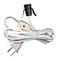 thumbnail image 1 of National Artcraft® 8' White Heavy-Duty Lamp Cord Set with Clip-In Socket, Switch and Plug (Pkg/10), 1 of 1