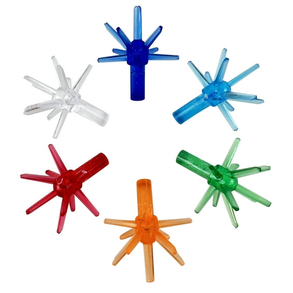 National Artcraft Assorted Color SPUTNIK Ceramic Christmas Tree Lights - 25/pack