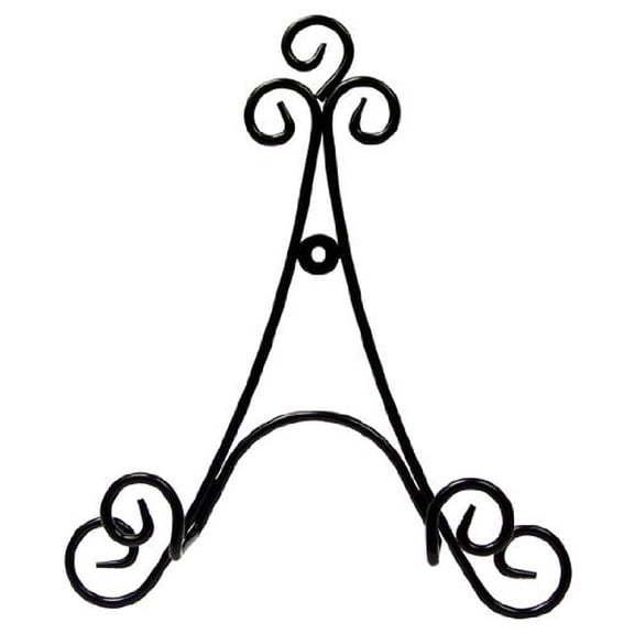 National Artcraft Black Finish 11-1/4"H Wall Display Hanger for Collectible Plates and Plaques (Pkg/1)