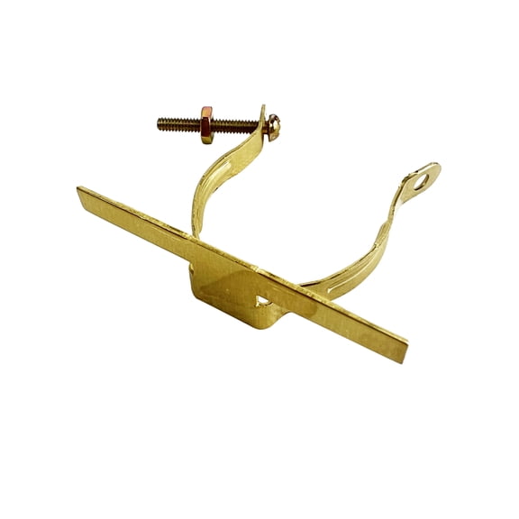 National Artcraft Brass Mounting Bracket with Screw for Night Light Shade - Fastens onto Night Light Module Base - (10/pack)