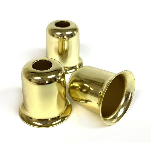 National Artcraft® Brass-Plated Candle Cup - for Lamps or Candle Making (Pkg/20)