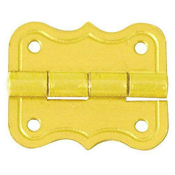 National Artcraft Brass Plated Mini Hinge For Crafts and Repairs (Pkg/10)
