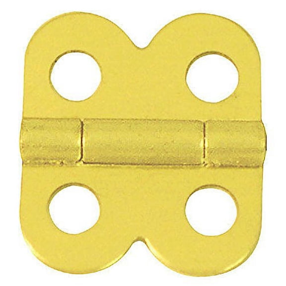 National Artcraft Brass Plated Mini Hinge For Crafts and Repairs (Pkg/10)