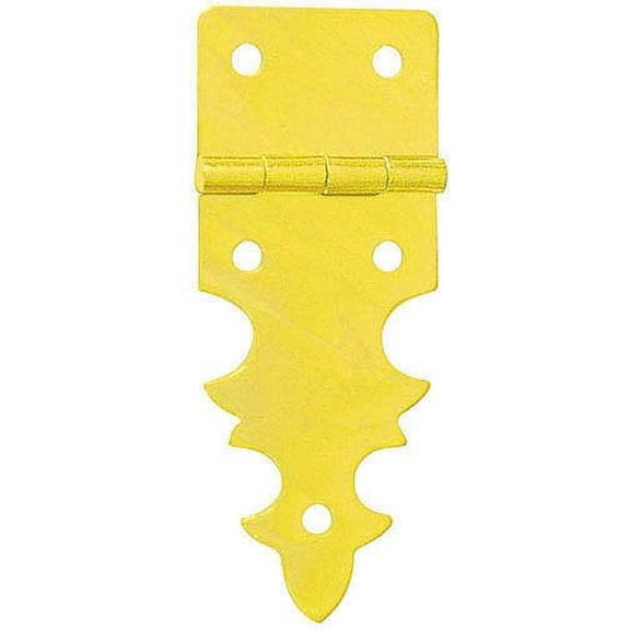 National Artcraft Brass Plated Strap Hinge For Crafts and Repairs (Pkg/10)