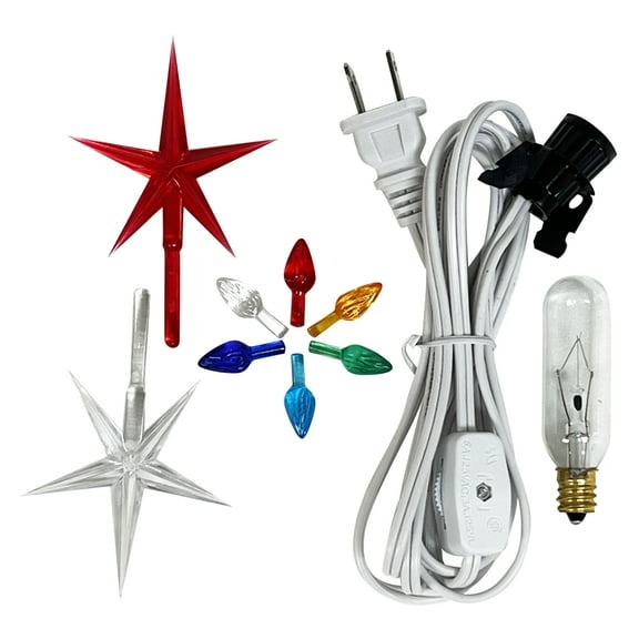 National Artcraft Complete Ceramic Tree Lighting Kit - Fits 16"-19" trees