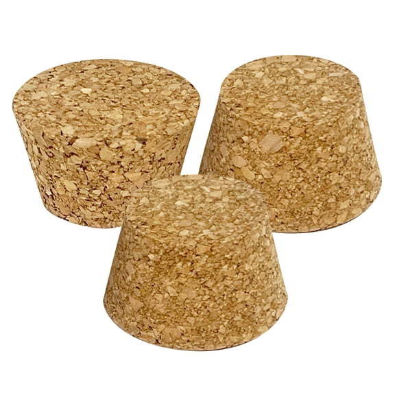 National Artcraft® Composition Cork Stoppers with 2" Top and 1-1/2" Bottom (Pkg/6)