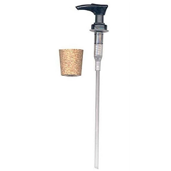 National Artcraft® Dispenser Pump has Cork Stopper for Easy Press-In Fit - Black (Pkg/5)