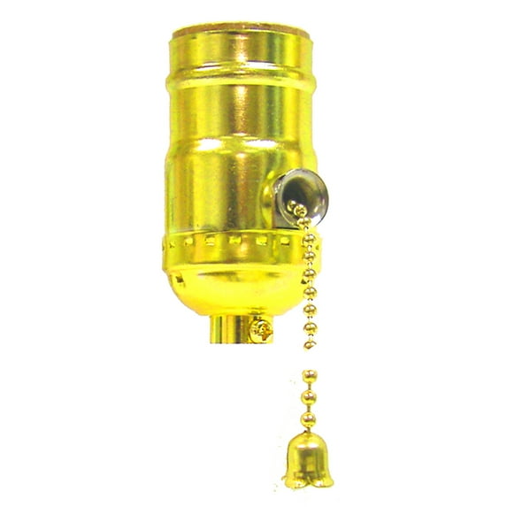 National Artcraft E26 Edison Pull Chain Lamp Socket (Pkg/2)