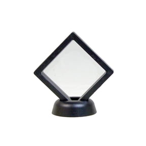 National Artcraft Frame Has 2-3/16" Square Flexible Clear Membrane For Displaying and Viewing Fossils, Coins and Other Objects From Either Side