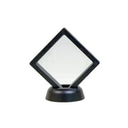 National Artcraft Frame Has 2-3/16" Square Flexible Clear Membrane For Displaying and Viewing Fossils, Coins and Other Objects From Either Side