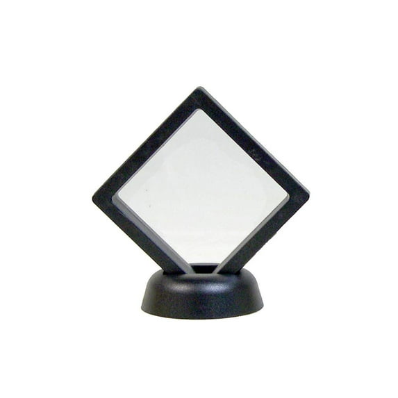 National Artcraft Frame Has 2-3/16" Square Flexible Clear Membrane For Displaying and Viewing Fossils, Coins and Other Objects From Either Side