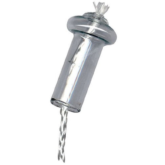 National Artcraft Glass Tube Wick Holder Insert for Adding to Any Suitable Container to Make an Oil Lamp (Pkg/3)