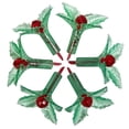 thumbnail image 1 of National Artcraft Green and Red Holly Light Ornaments for Ceramic Trees - (50/Pack) (50/pack), 1 of 4