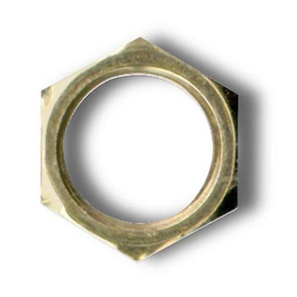 National Artcraft Hexagonal Locknut Fits 1/8 IP Standard Lamp Pipe (Pkg/300)