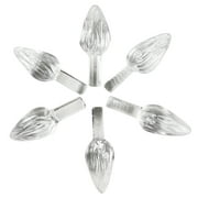 National Artcraft MEDIUM Twist-Style Ceramic Tree Lights - 100/Pack (Crystal)