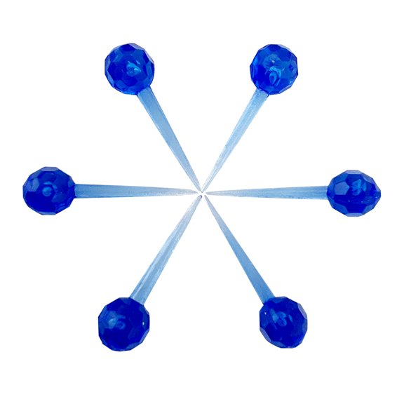 National Artcraft 5/8" Tall MINI Pinlite Ornaments - (Pkg/250) (Blue)