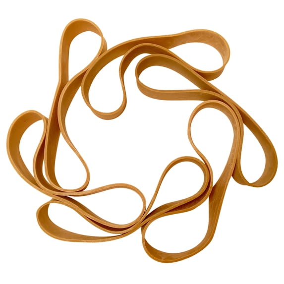 National Artcraft Natural Crepe Rubber Bands for Plaster Molds and More - Assorted Sizes from 5"-9"