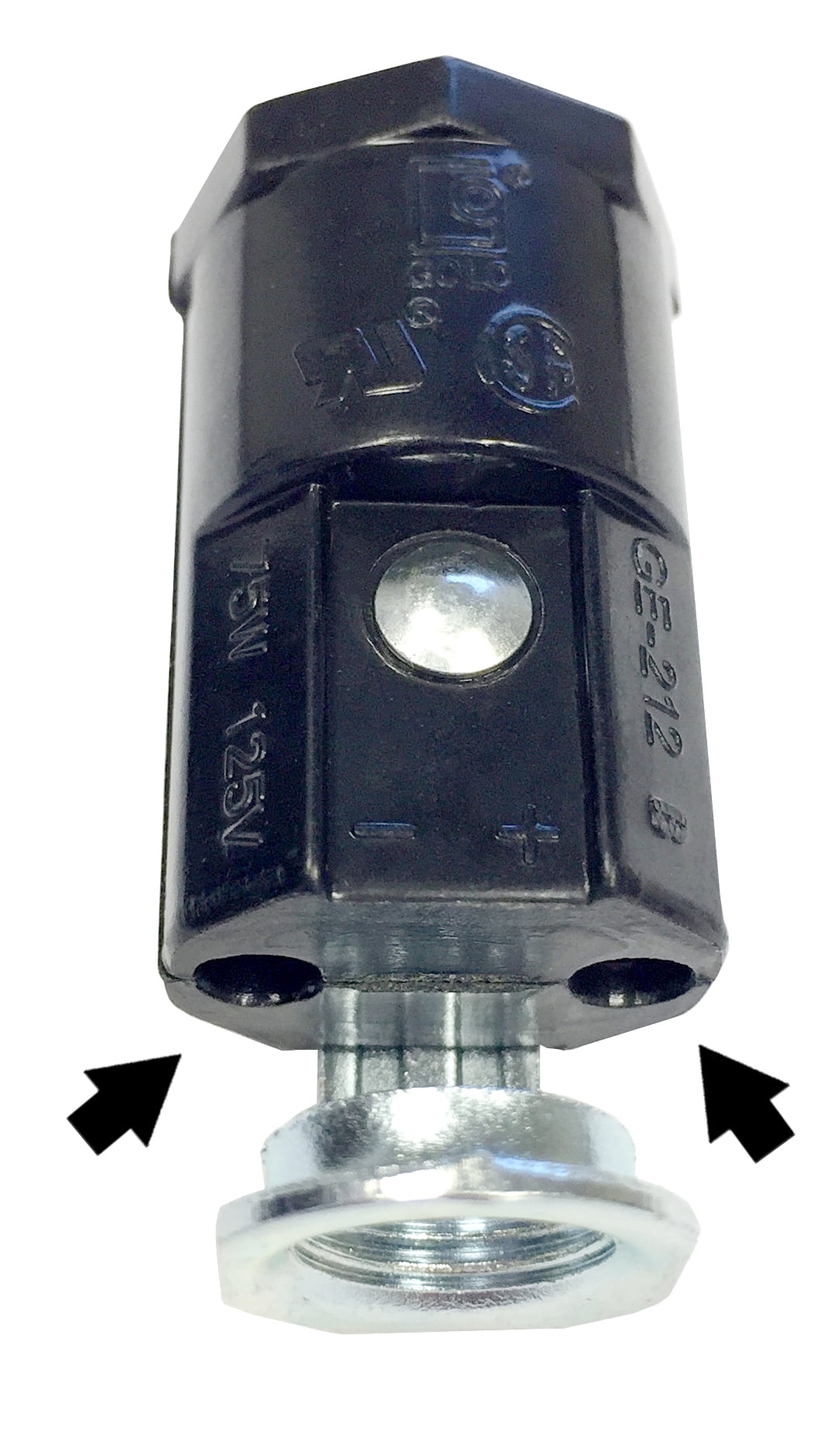 National Artcraft Quick-Connect Candelabra Lamp Socket - Size E-12 (Pkg/5)  