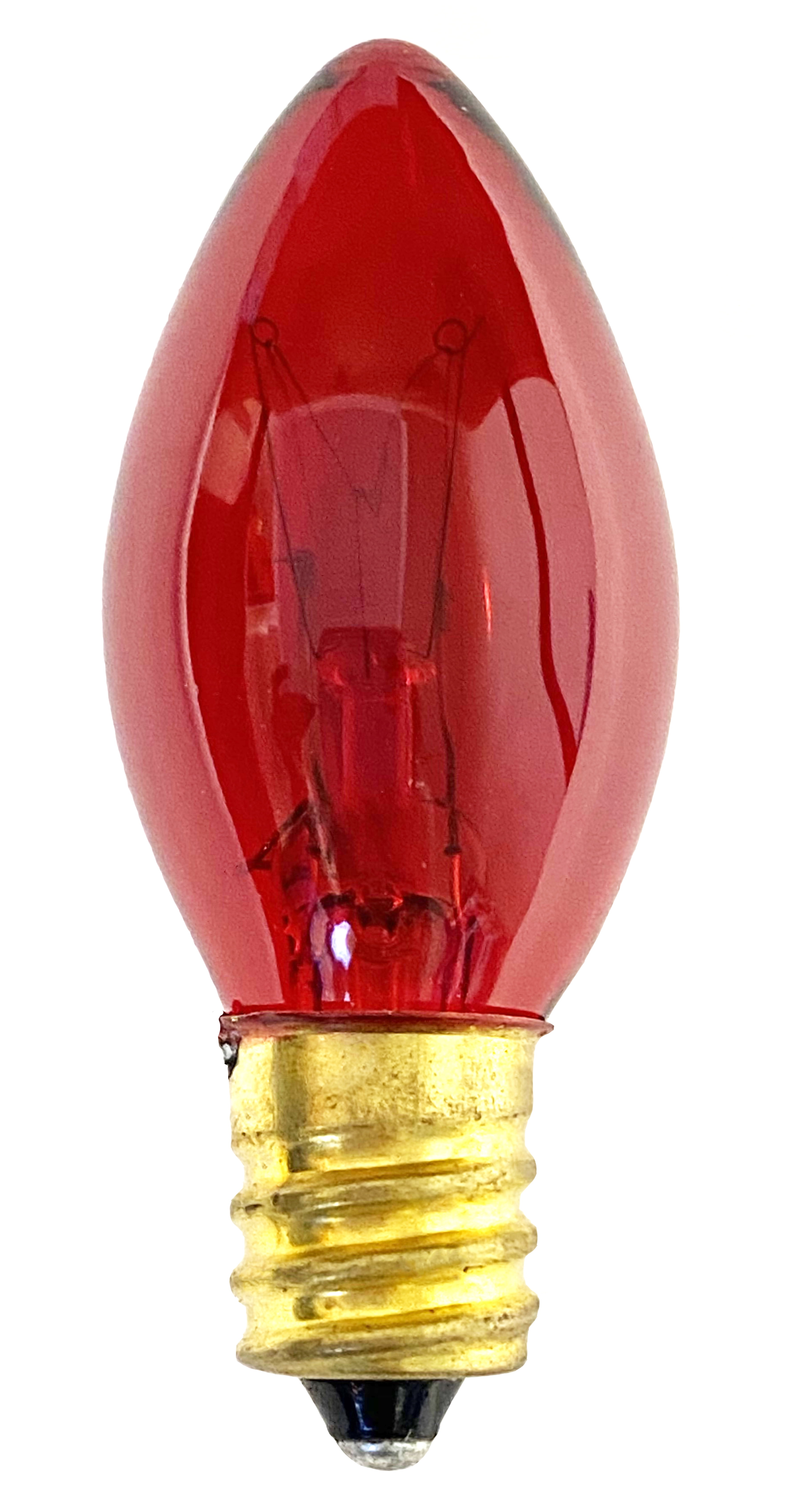 National Artcraft® Red Candelabra Incandescent Flashing Light Bulb with
