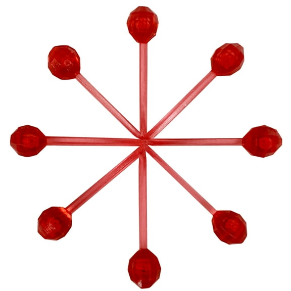 National Artcraft LARGE Globe Pinlites with 1" Tall x 1/4" Round Faceted Head for Ceramic Christmas Trees - (200/pack)