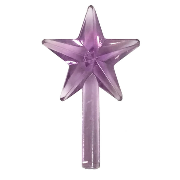 National Artcraft SMALL Traditional Plastic Star for Ceramic Christmas Trees - Purple (Pkg/5)