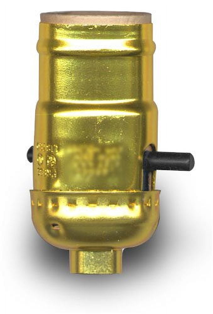 National Artcraft® Standard Edison Base E-26 Lamp Socket with Push-Thru ...