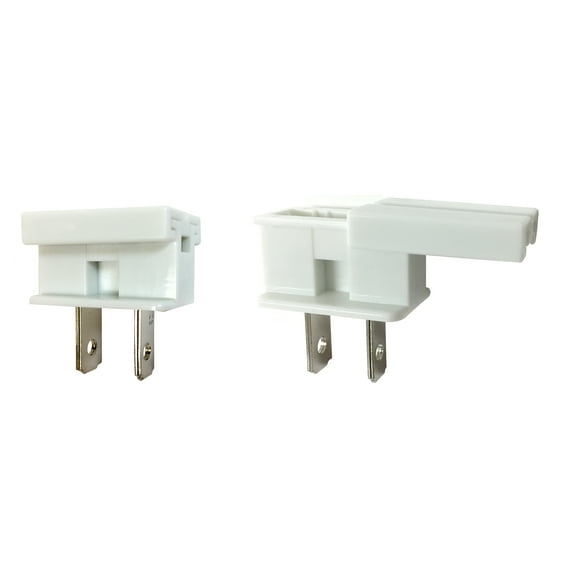 National Artcraft White End Plug for SPT-1 Electrical Cords (Pkg/5)