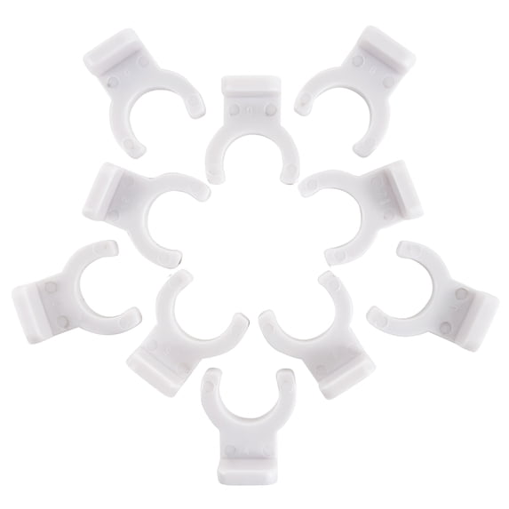 National Artcraft White Plastic Mounting Bracket for Night Light Shade | Snaps onto Night Light Module Base - (10/pack)