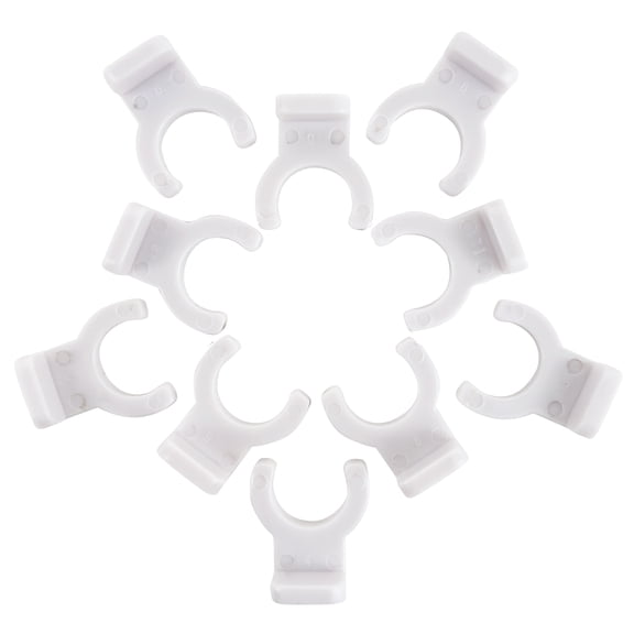 National Artcraft White Plastic Mounting Bracket for Night Light Shade | Snaps onto Night Light Module Base - (10/pack)